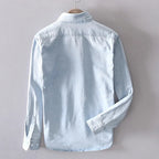Classic Denim Shirt | Long Sleeve Button-Down with Chest Pocket | Versatile Casual Style for Everyday Wear