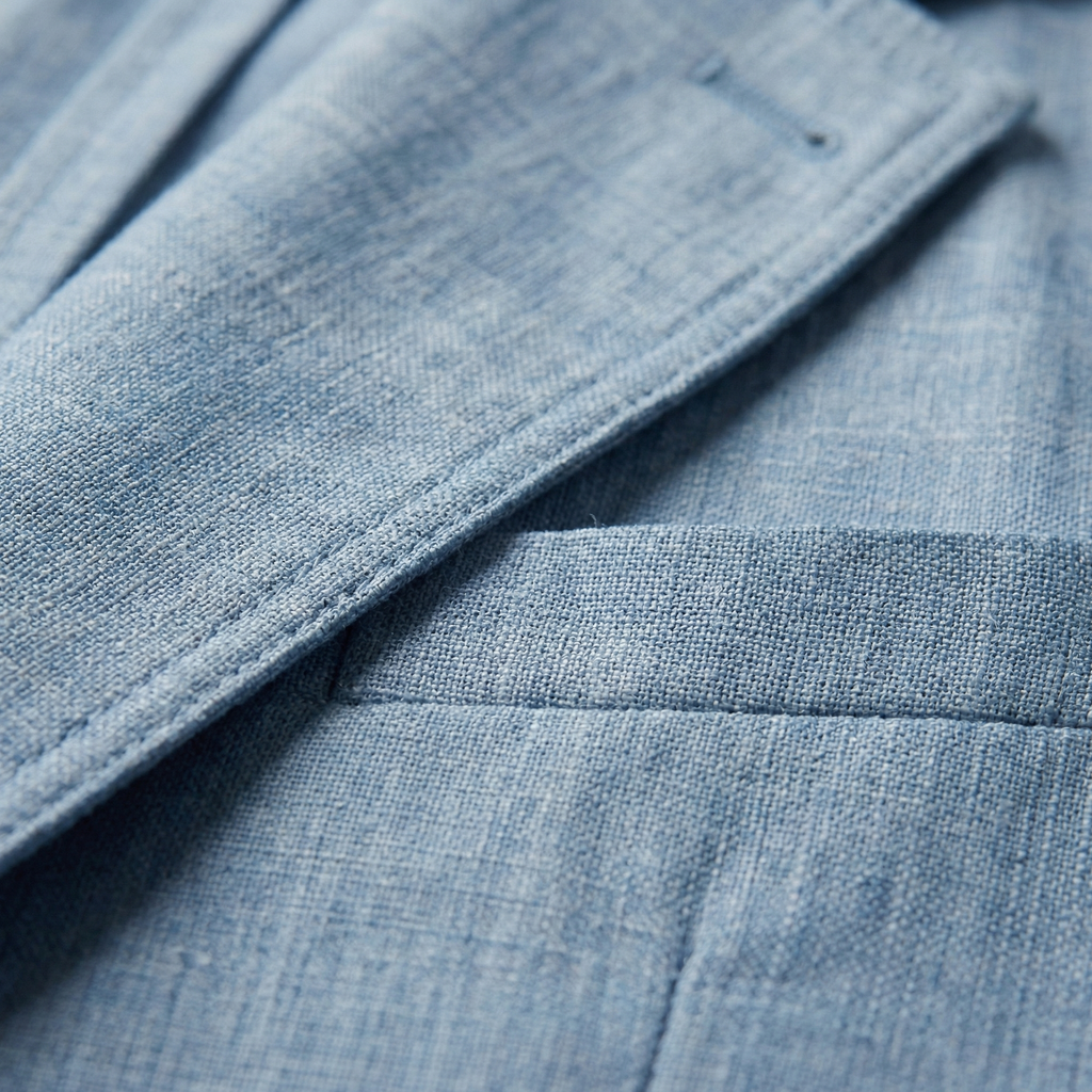 Classic Linen Blazer Jacket | Men's Blazer with Breathable Fabric | Stylish Versatile Design for Warm Weather