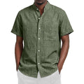 Classic Linen Button-Up Shirt