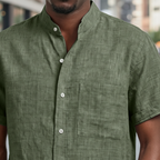 Classic Linen Button-Up Shirt