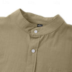 Classic Linen Button-Up Shirt
