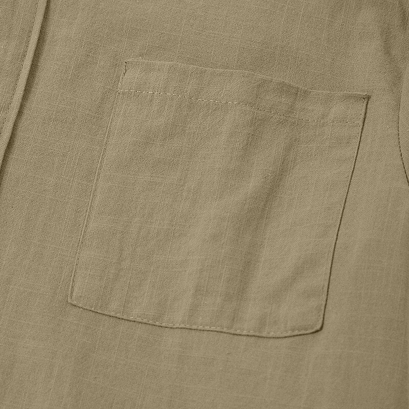 Classic Linen Button-Up Shirt