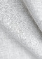 Men's White Linen Dress Shirt — Breathable Comfort Fit