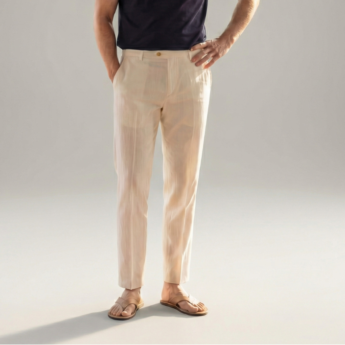 Classic Linen Trousers | Breathable Summer Pants for Comfort & Style