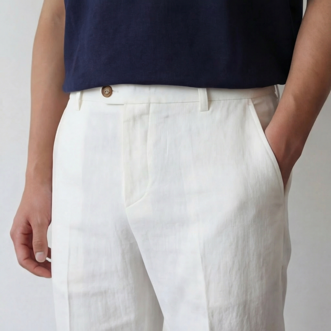 Classic Linen Trousers | Breathable Summer Pants for Comfort & Style