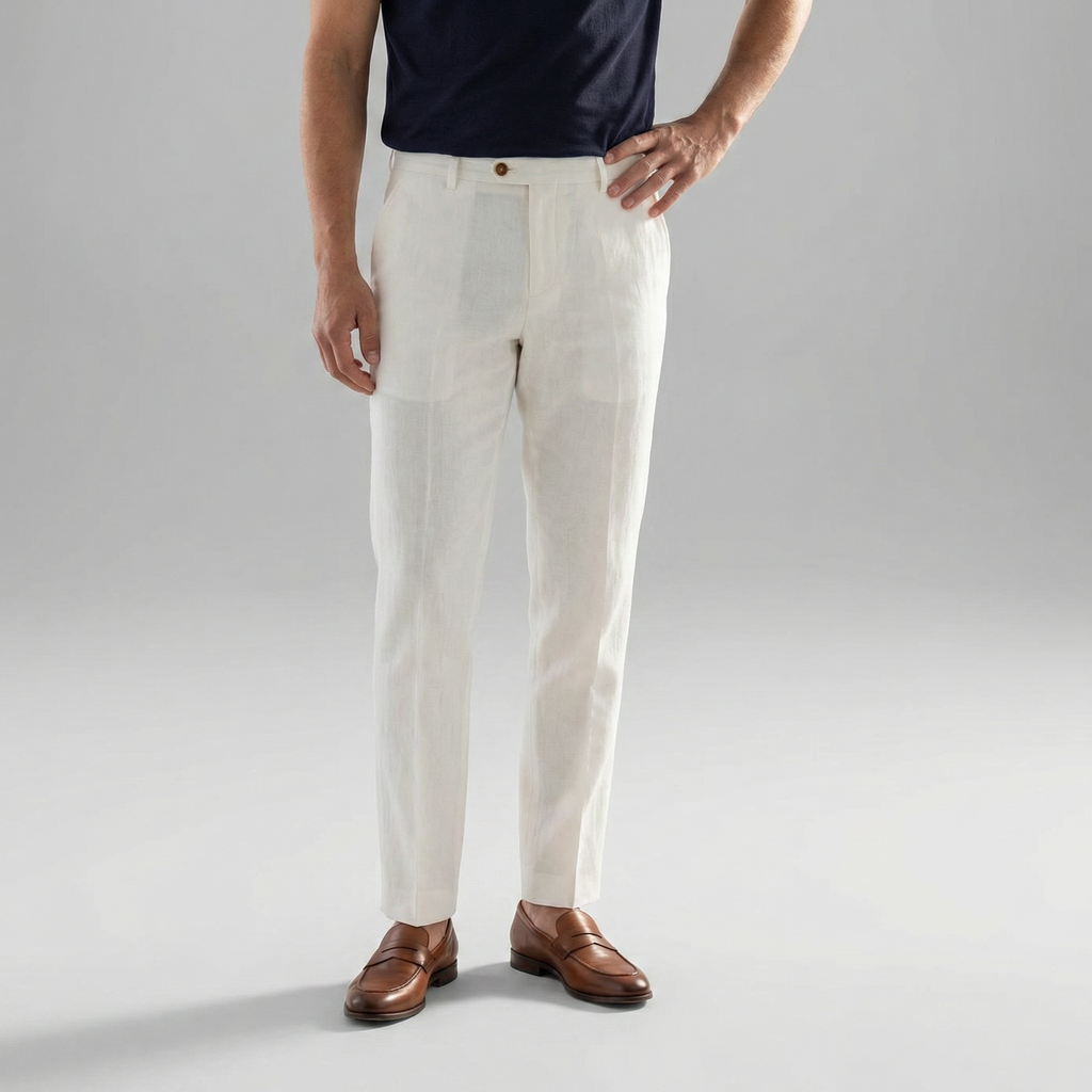 Classic Linen Trousers | Breathable Summer Pants for Comfort & Style