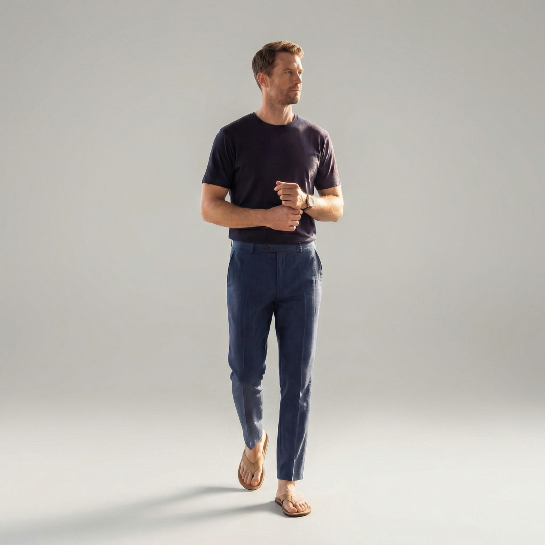 Classic Linen Trousers | Breathable Summer Pants for Comfort & Style