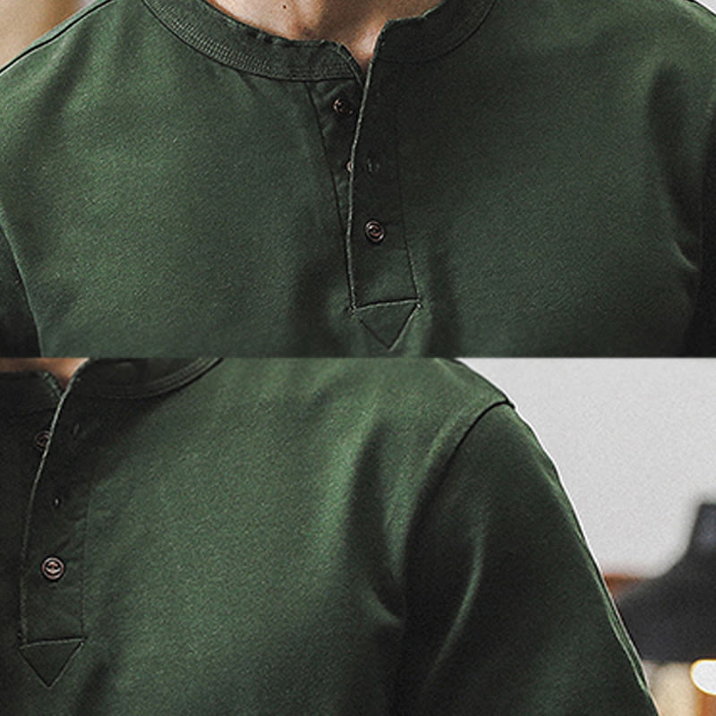 Classic Vintage | Men's T Shirt with Breathable Cotton & Loose Fit | Versatile Style for Casual and Business Wear