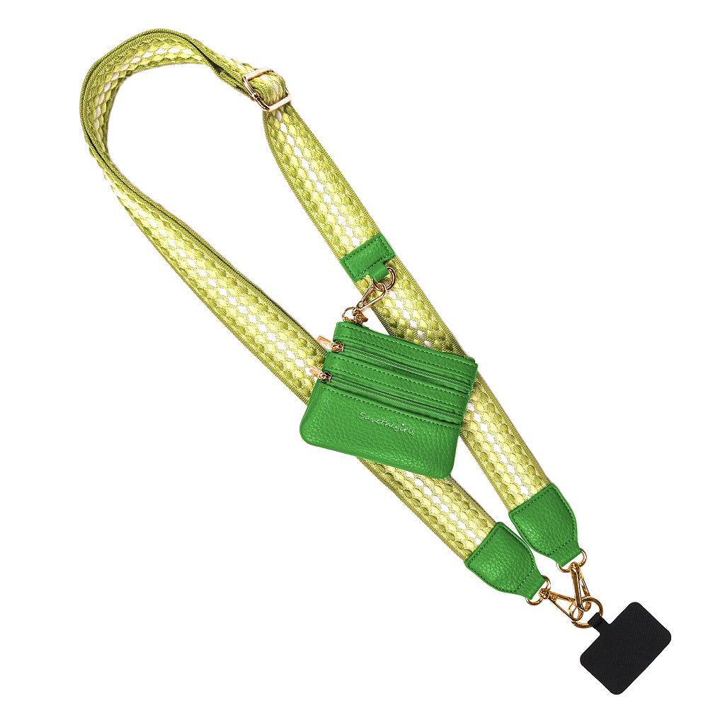 Clip & Go | Phone Strap with Zippered Pouch for Hands-Free Convenience