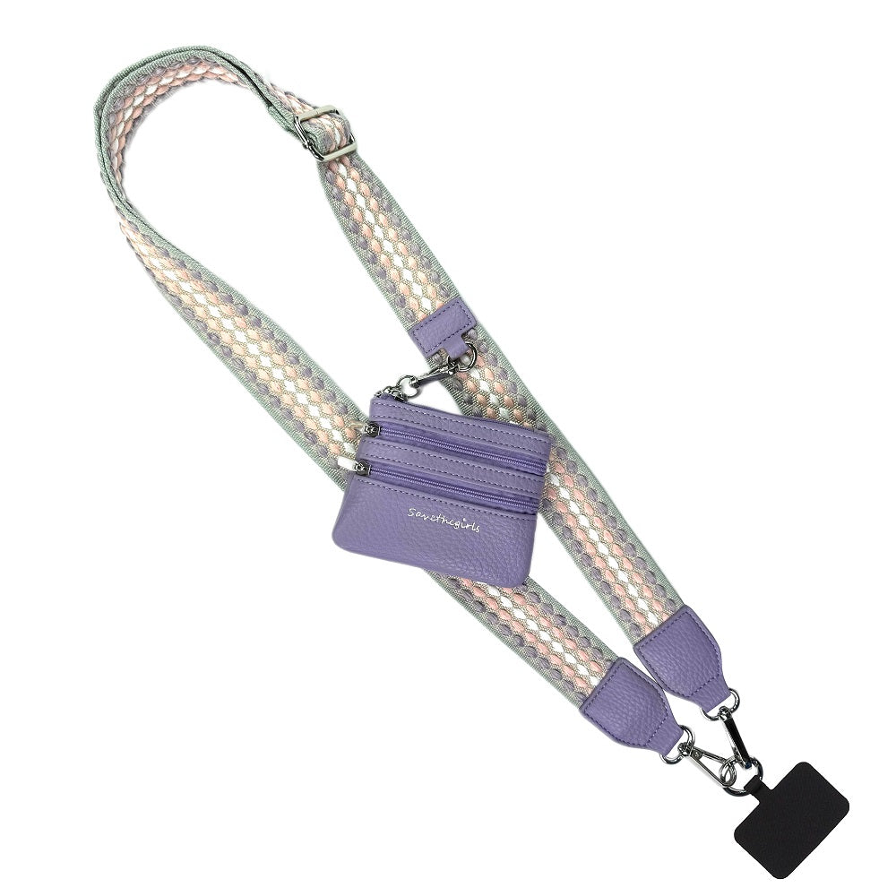 Clip & Go | Phone Strap with Zippered Pouch for Hands-Free Convenience