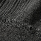 Coastal Breeze | Linen-Cotton Blend V-Neck Shirt with Relaxed Fit | Perfect for Casual Days Out