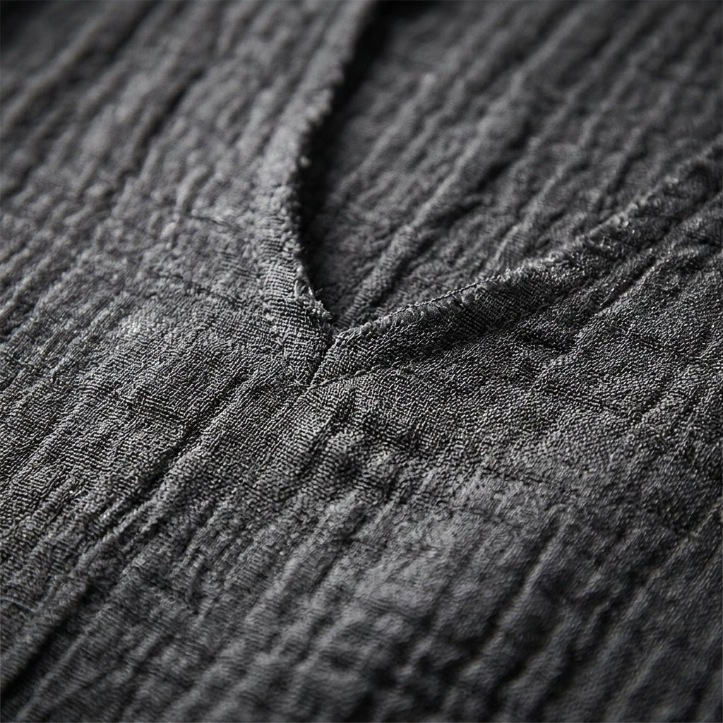 Coastal Breeze | Linen-Cotton Blend V-Neck Shirt with Relaxed Fit | Perfect for Casual Days Out