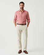 Coastal Charm | Men's Linen Button Down Shirt with Breathable Comfort | Relaxed Fit for Effortless Style