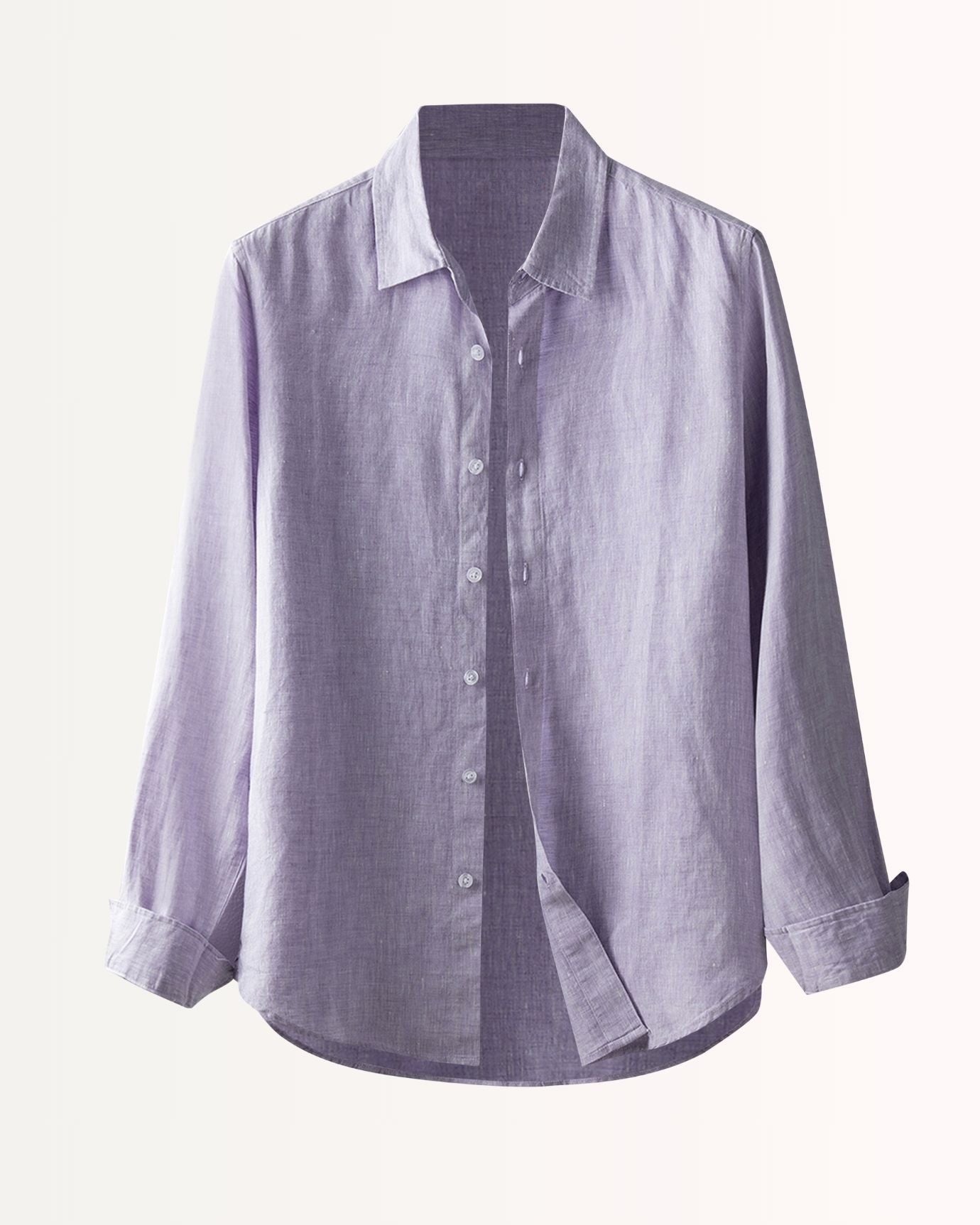 Coastal Charm | Men's Linen Button Down Shirt with Breathable Comfort | Relaxed Fit for Effortless Style