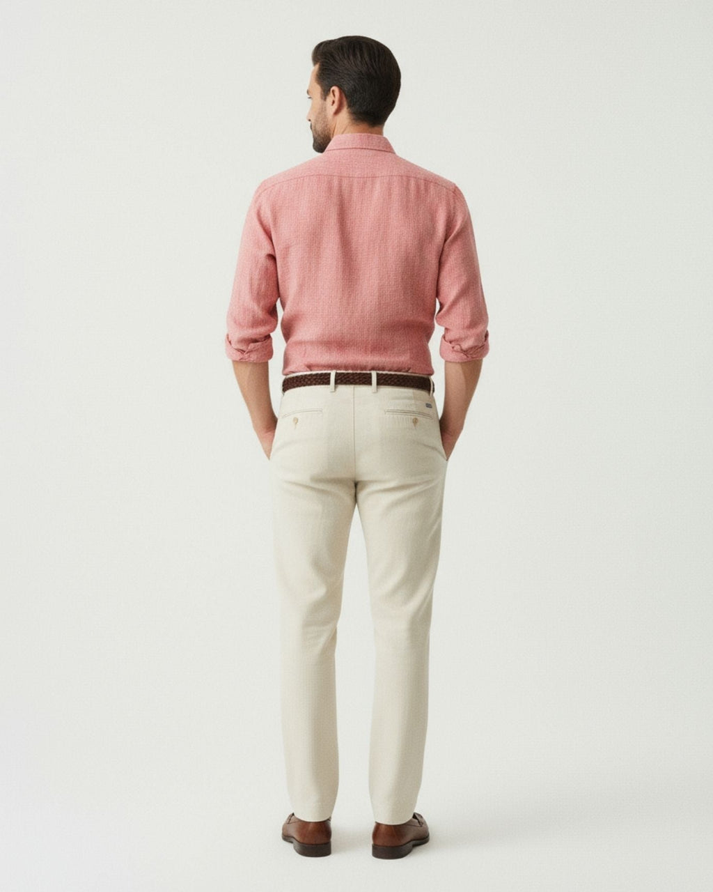 Coastal Charm | Men's Linen Button Down Shirt with Breathable Comfort | Relaxed Fit for Effortless Style