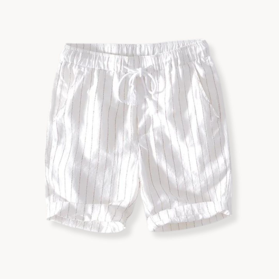Coastal Chic | Linen Blend Shorts with Exceptional Breathability | Versatile Summer Wear for Comfort and Style