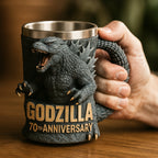 3D sculpted monster ceramic coffee mug