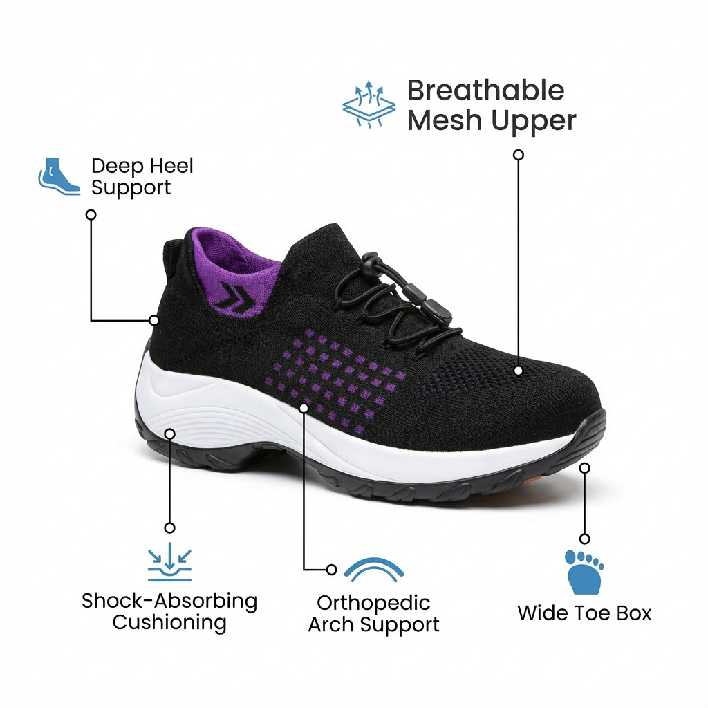 Ergonomic Comfort Shoes — All-Day Support