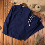 Men's Cotton Loungewear Set — Breathable Two-Piece