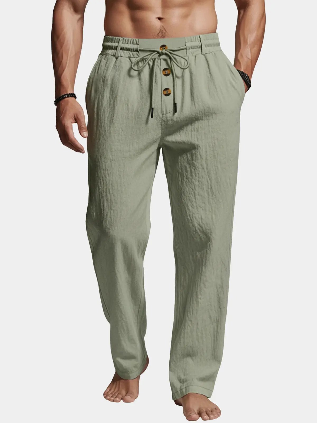 Comfort Fit | Men's Lounge Pants with Elastic Waist & Breathable Fabric | Perfect for Relaxation and Casual Wear