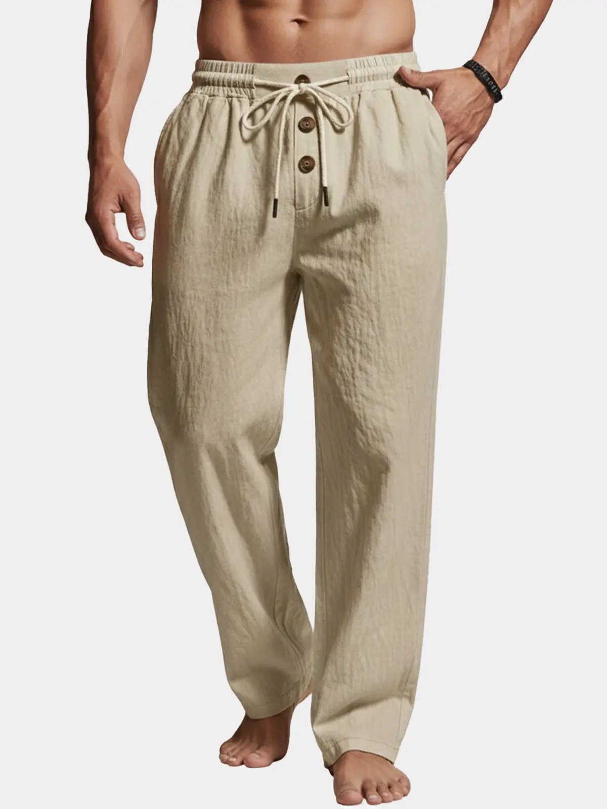 Comfort Fit | Men's Lounge Pants with Elastic Waist & Breathable Fabric | Perfect for Relaxation and Casual Wear