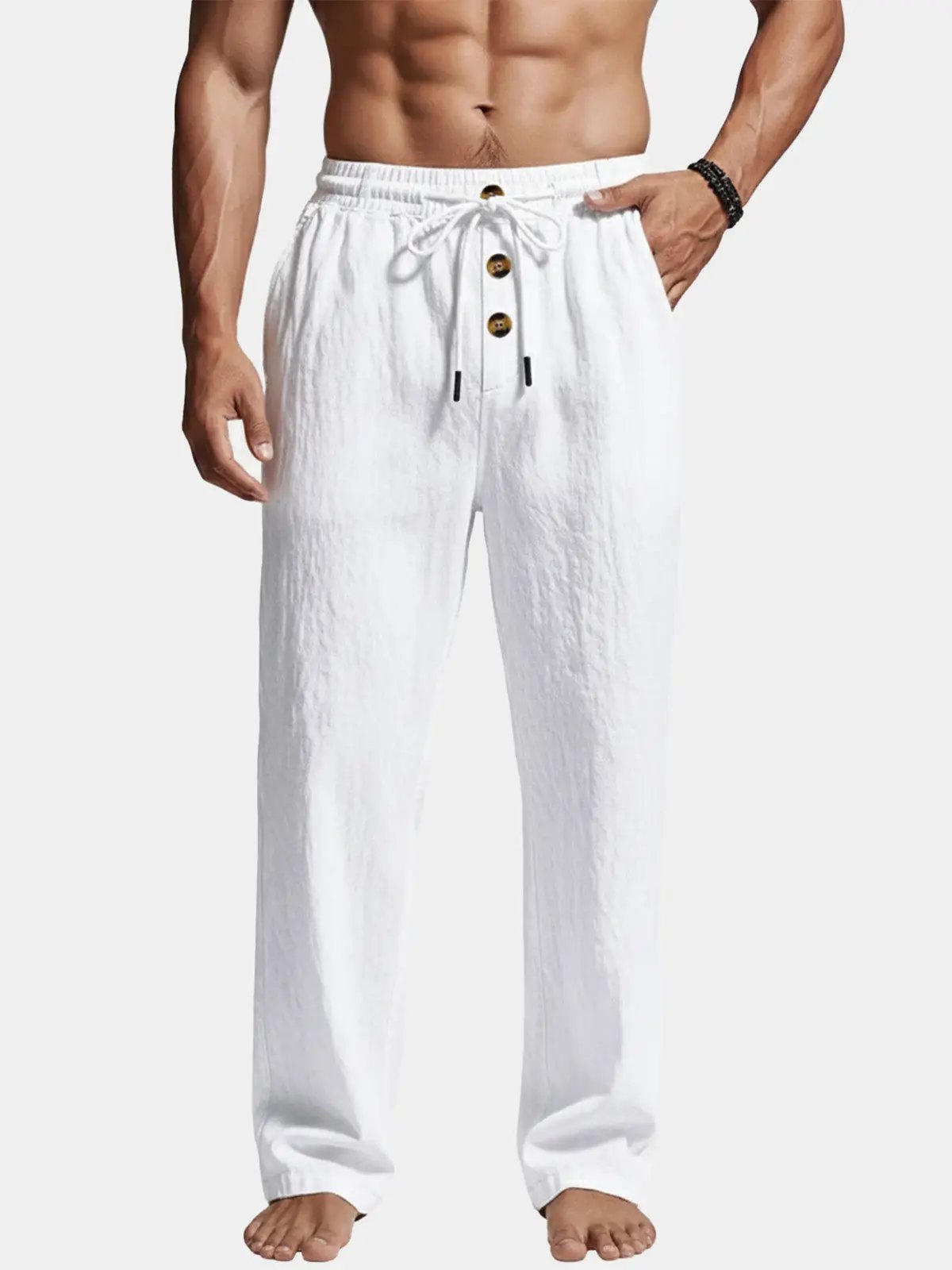 Comfort Fit | Men's Lounge Pants with Elastic Waist & Breathable Fabric | Perfect for Relaxation and Casual Wear