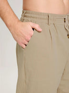 Comfort Fit | Men's Lounge Pants with Elastic Waist & Breathable Fabric | Perfect for Relaxation and Casual Wear