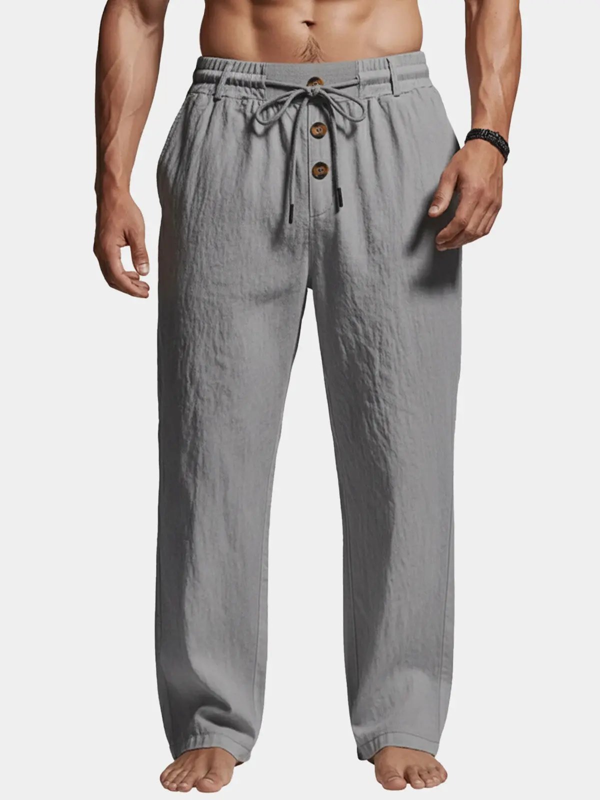 Comfort Fit | Men's Lounge Pants with Elastic Waist & Breathable Fabric | Perfect for Relaxation and Casual Wear