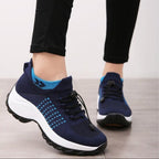 Women's Cushioned Comfort Sneakers — Supportive Fit