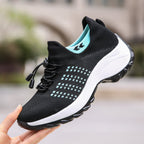 Women's Cushioned Comfort Sneakers — Supportive Fit