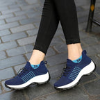 Women's Cushioned Comfort Sneakers — Supportive Fit