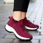 Women's Cushioned Comfort Sneakers — Supportive Fit