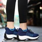Women's Cushioned Comfort Sneakers — Supportive Fit