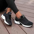 Women's Slip-On Mesh Shoes — Breathable Cushioned Comfort