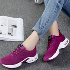 Women's Slip-On Mesh Shoes — Breathable Cushioned Comfort
