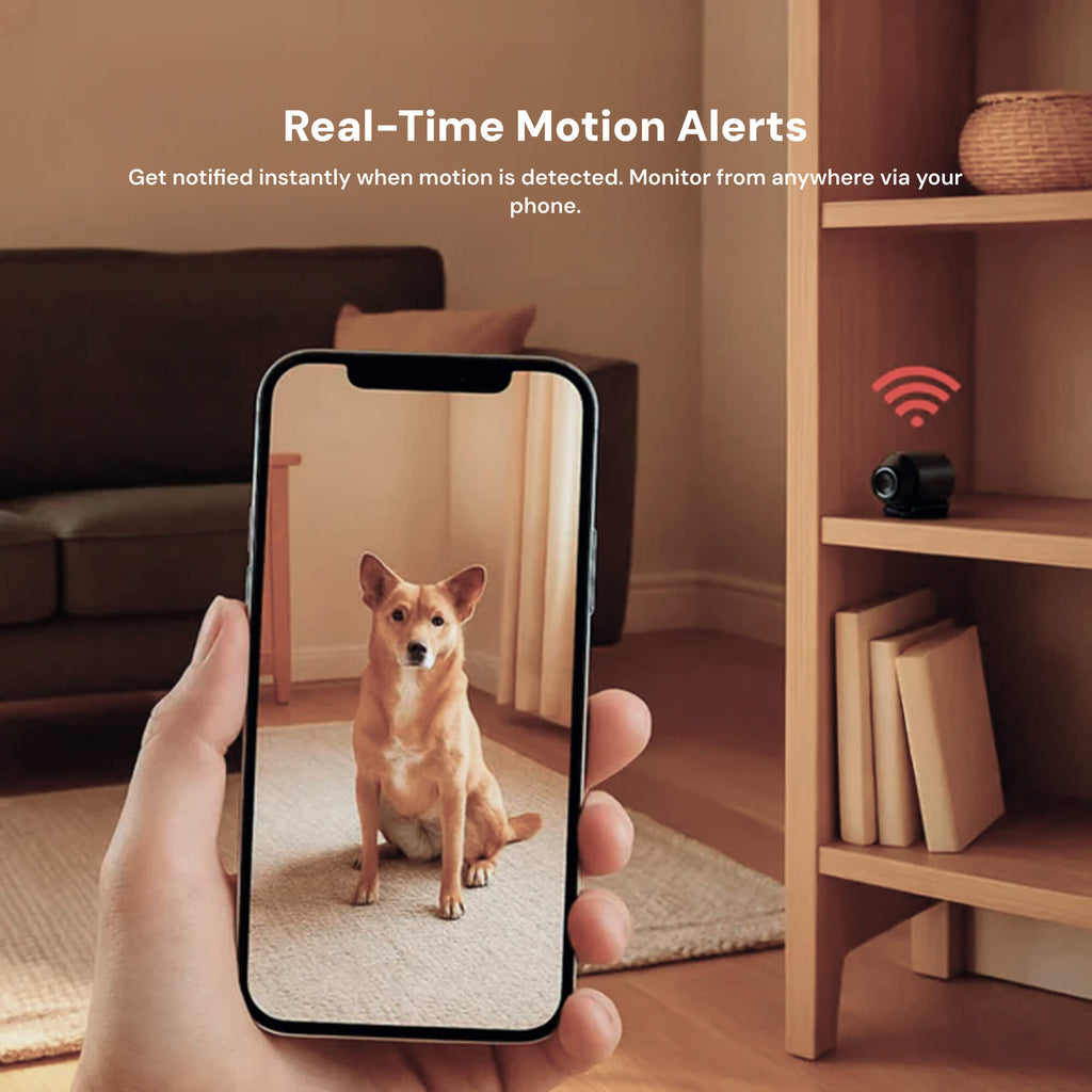 Compact Wireless Security Camera System with 1080P Clarity | Discreet Home Monitoring for Peace of Mind