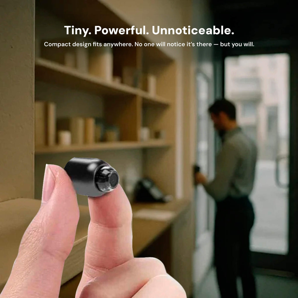 Compact Wireless Security Camera System with 1080P Clarity | Discreet Home Monitoring for Peace of Mind