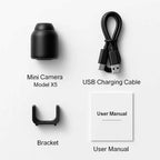 Compact Wireless Security Camera System with 1080P Clarity | Discreet Home Monitoring for Peace of Mind