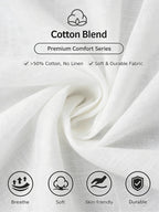 Cotton Blend Capri Pants for Women with Elastic Waistband | Lightweight Comfort for Everyday Wear
