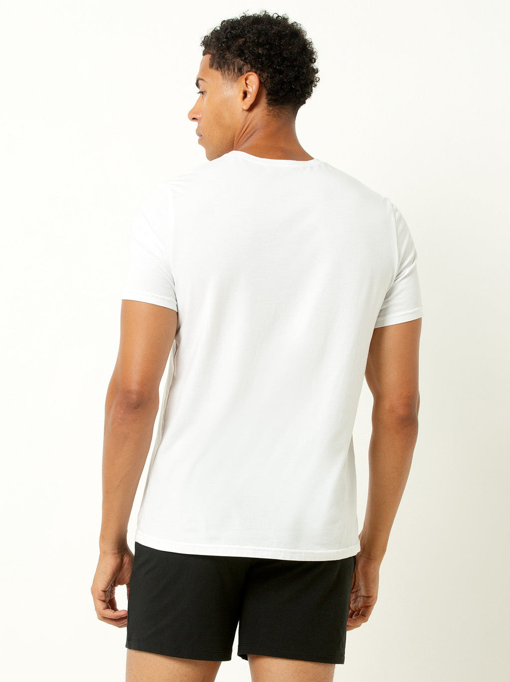 Cotton Modal Crew Neck T-Shirt 3-Pack