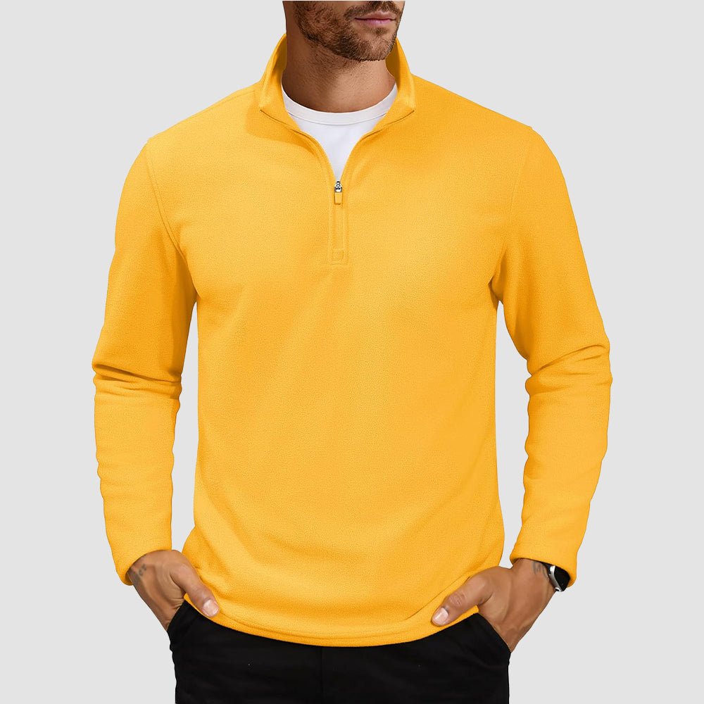 Cozy Collection | Men's Quarter Zip Pullover with Super Soft Fleece | Lightweight Design for All-Season Comfort 3