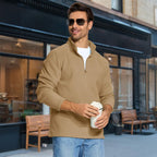 Cozy Collection | Men's Quarter Zip Pullover with Super Soft Fleece | Lightweight Design for All-Season Comfort 7