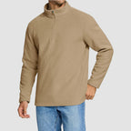 Cozy Collection | Men's Quarter Zip Pullover with Super Soft Fleece | Lightweight Design for All-Season Comfort 8