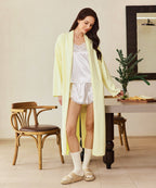 Cozy Knit Fleece Robe – Soft and Warm Dressing Gown with Two...