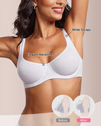 Curvvvy™ Underwire Support Seamless Balconette Bra