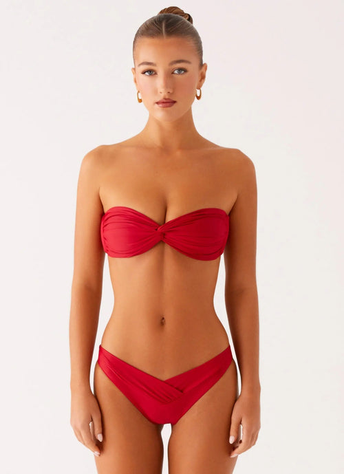 Women's Delta Collection | Bikini Bottoms with Low V Waistline | Stylish Print for Comfortable Beach Wear | Low V Waistl 0
