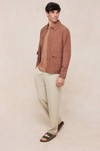 Diego Patch Pocket Tailored Jacket - Rust