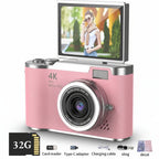 4K digital camera Pink