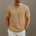 Donald | Avani Gossamer Linen Popover Shirt with Band Collar & Three-Button Placket – Elevated Warm-Weather Essential 0