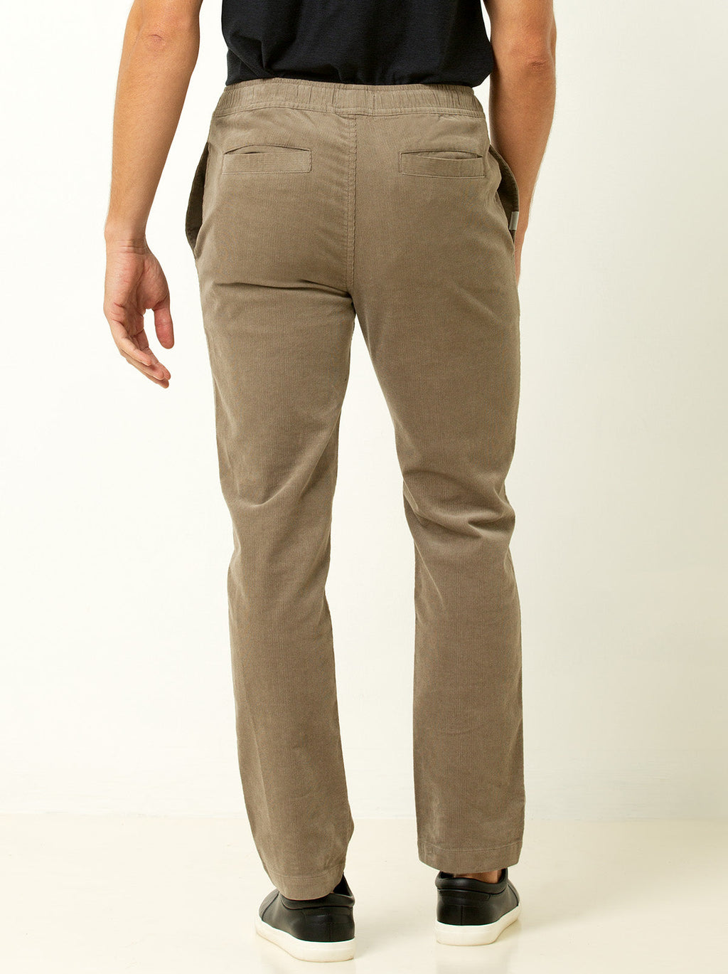 Drawstring Corduroy Pants